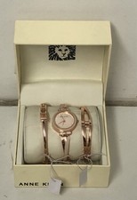 Anne Klein wristwatch, bangle